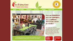 Page d'accueil du site Les 7 lémuriens